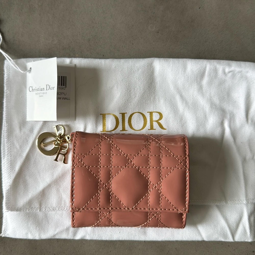 Lady Dior Lotus Wallet